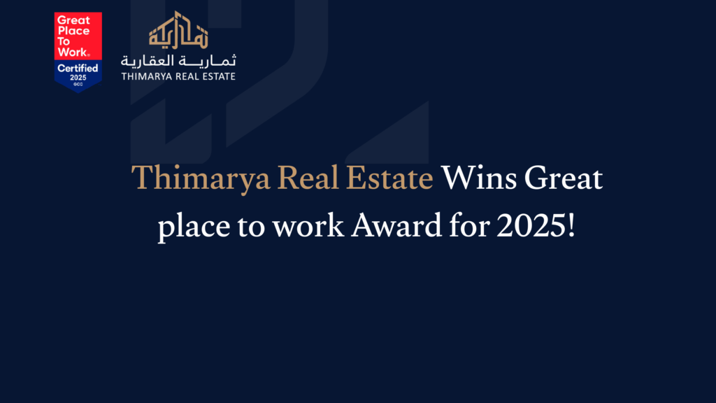 Thimarya Real Estate Wins Great place to work Award for 2025